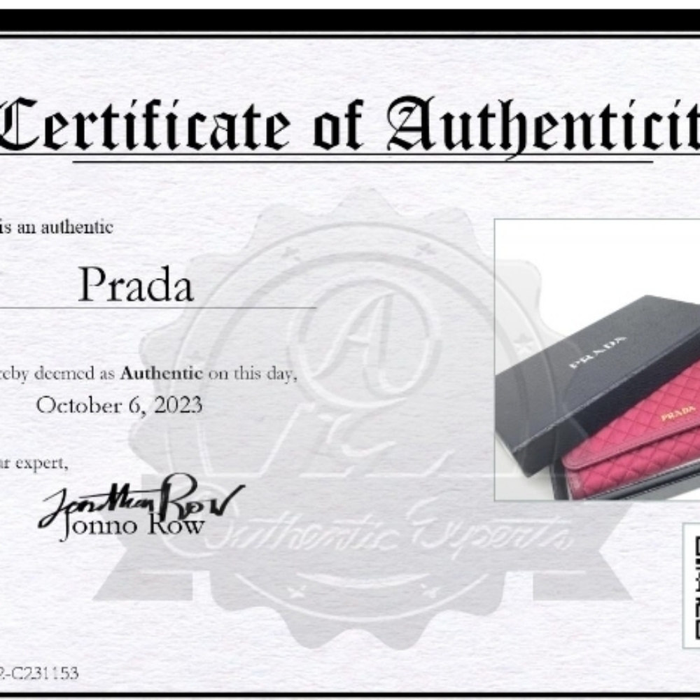 Prada portafoglio pattina quilted wallet - Picture 6 of 15